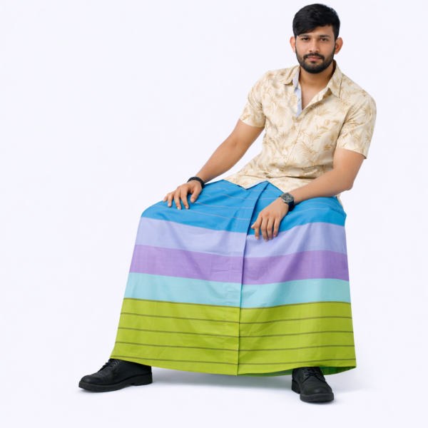 Premium lungi 100% cotton fabric (LT01)